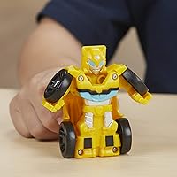 Vista 8 de Transformers Playskool Heroes Rescue Bots Academy Mini Bot Racers Converting Robot Toy Toy Pack 5, coches de juguete coleccionables de 2 pulgadas