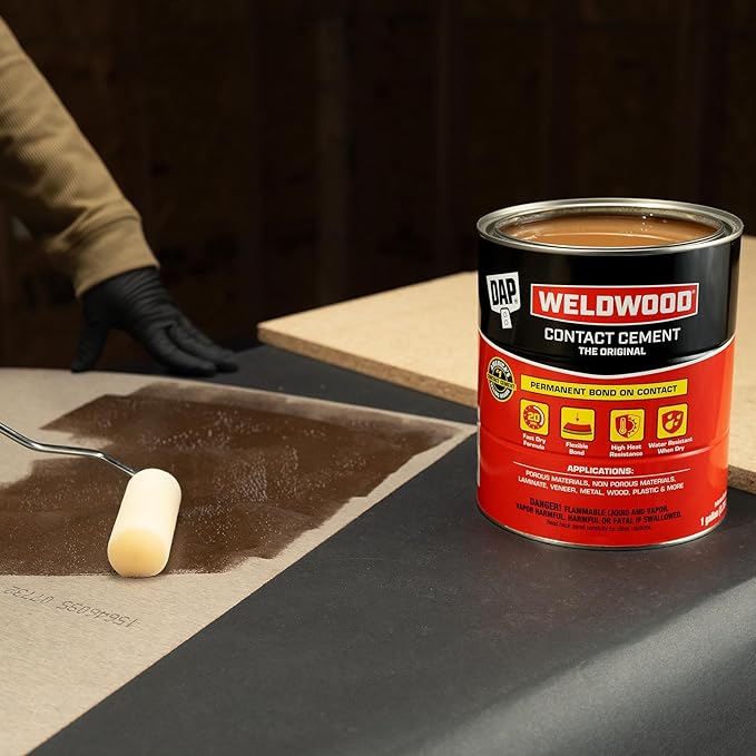 DAP Weldwood Cemento de Contacto Original, Tan, 128 oz miniatura 2