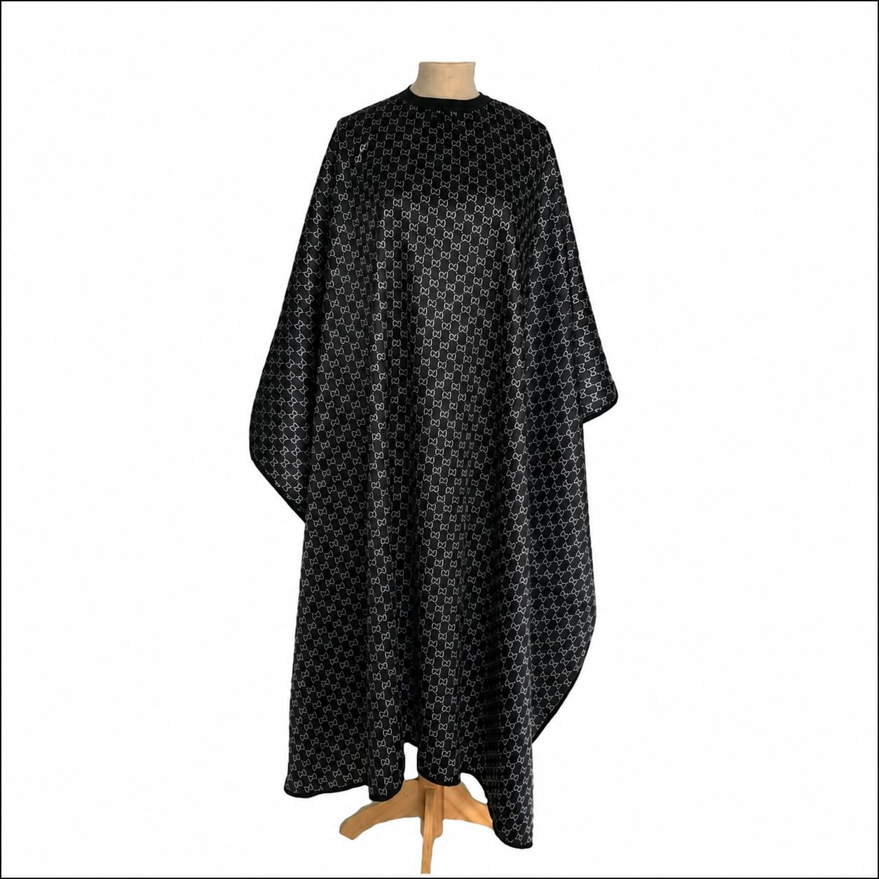 Professional Printed Unisex Hair Cutting Apron Hair Dressing Gown Cape Customer Apron for Salon use Men and Women White (pack of 1)-image-14
