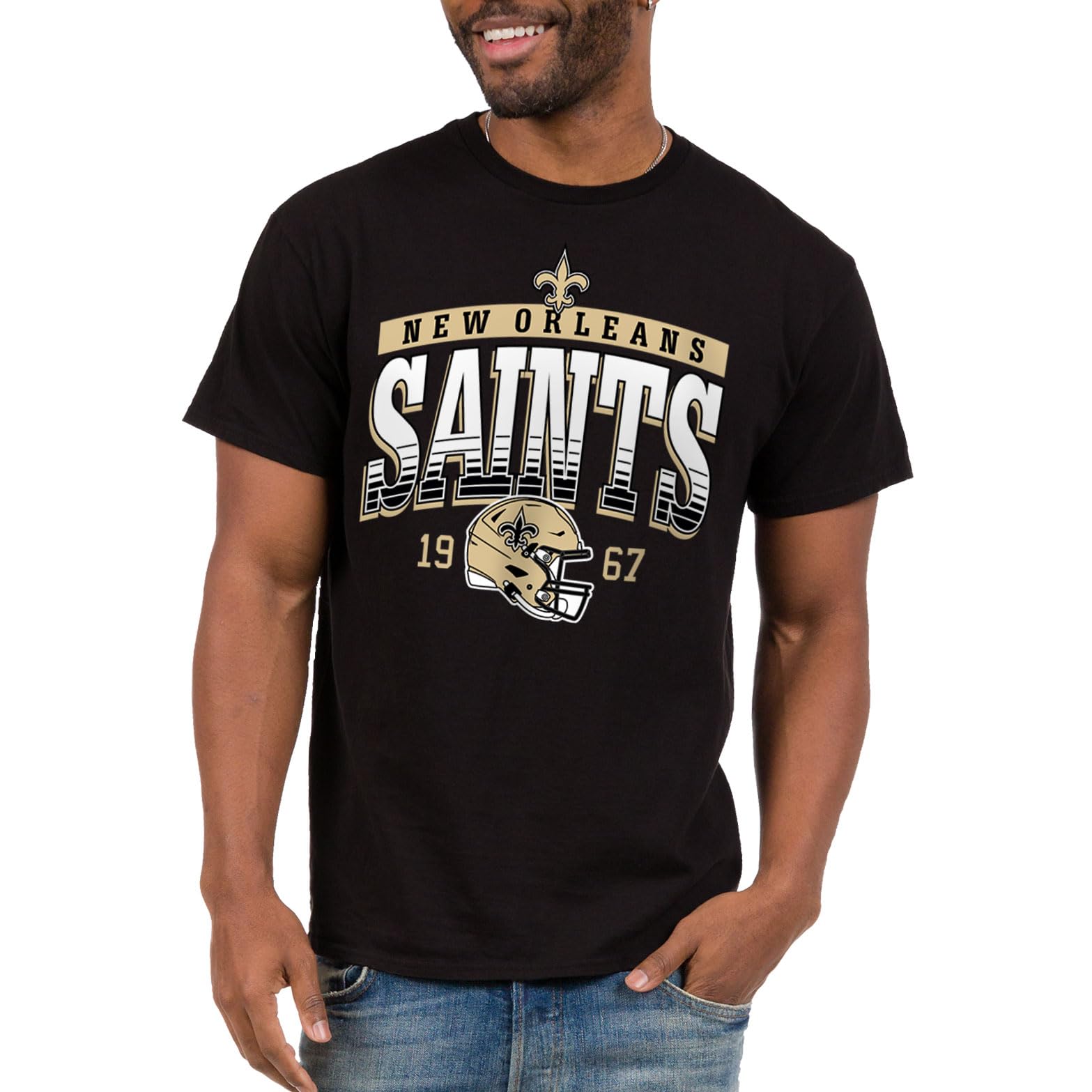 Junk Food Men's Standard x NFL-Mighty-Officially Licensed Adult Short Sleeve Fan T-Shirt Women