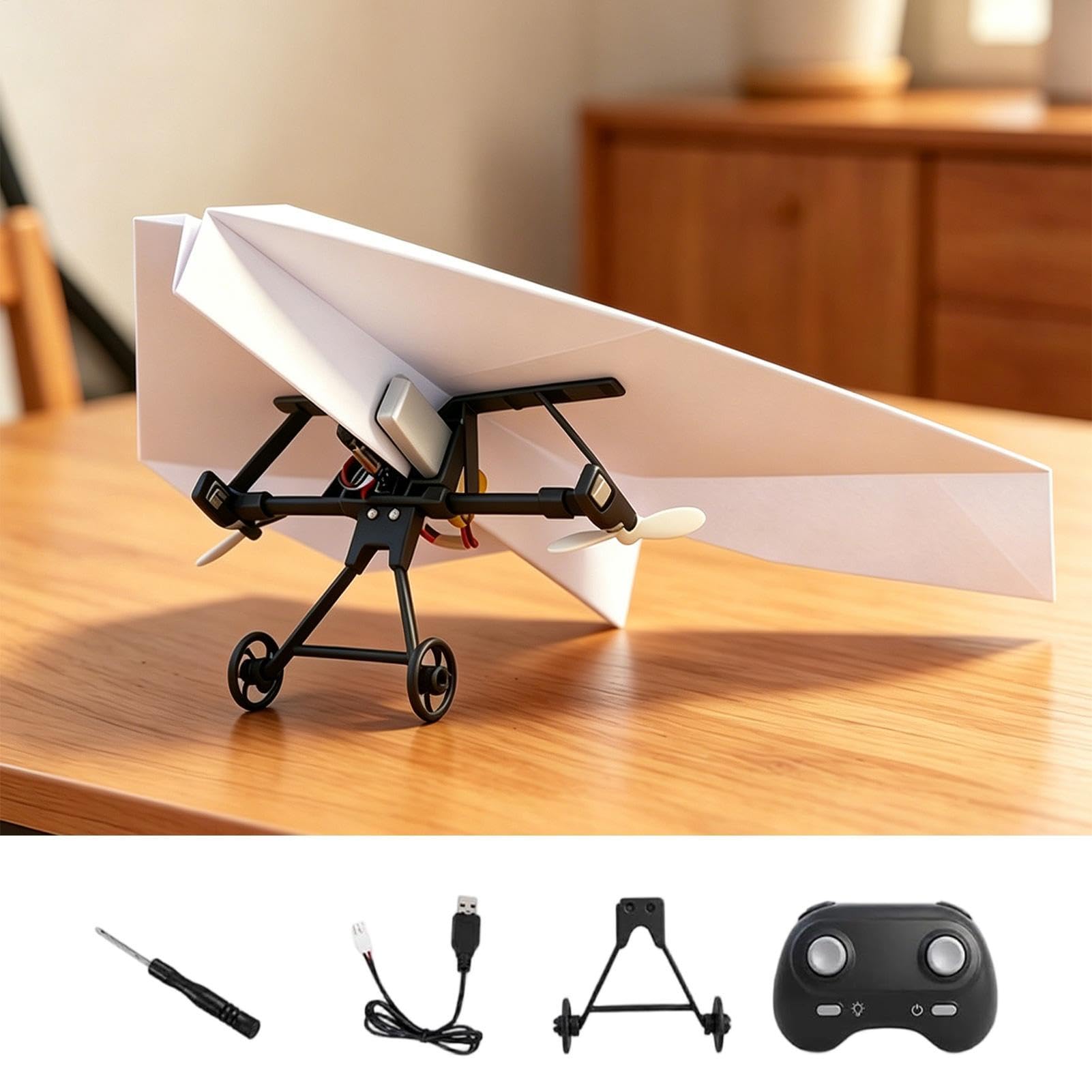 Aeroplano di DIY Kit elettrico pieghevole doppie eliche