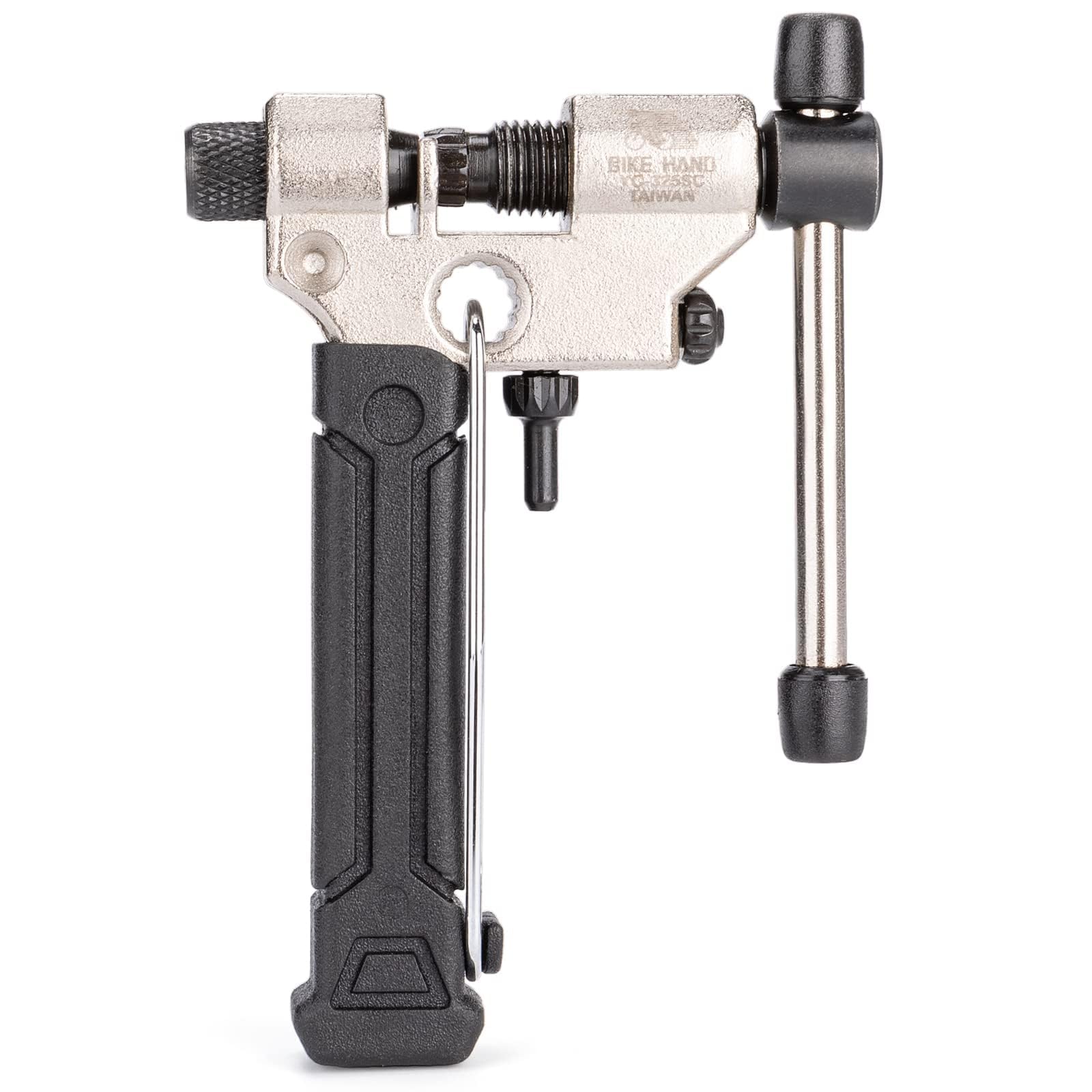 Strumento professionale per la rimozione dei perni della catena e per il montaggio della catena con perno di ricambio – Per catene da 1 a 12 velocità e maglie corte BMX (YC-325SC-DE)