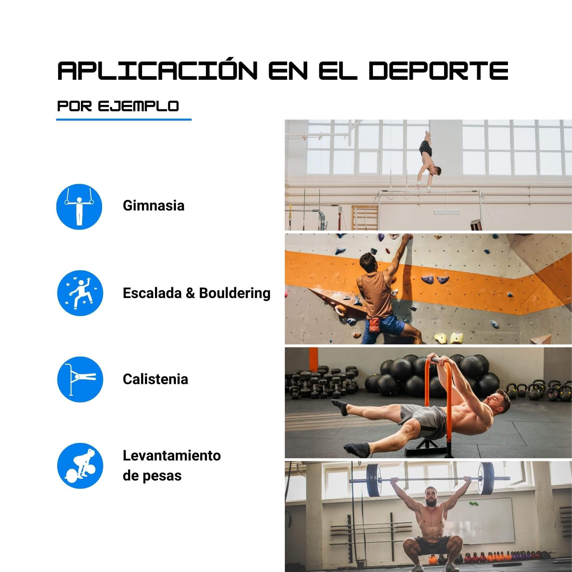 MoonKing Sports – Chalk Block 8 Pack 8 x 56 g Magnesia en forma de bloque extra duro prensado, tiza para gimnasia, boulder, escalada