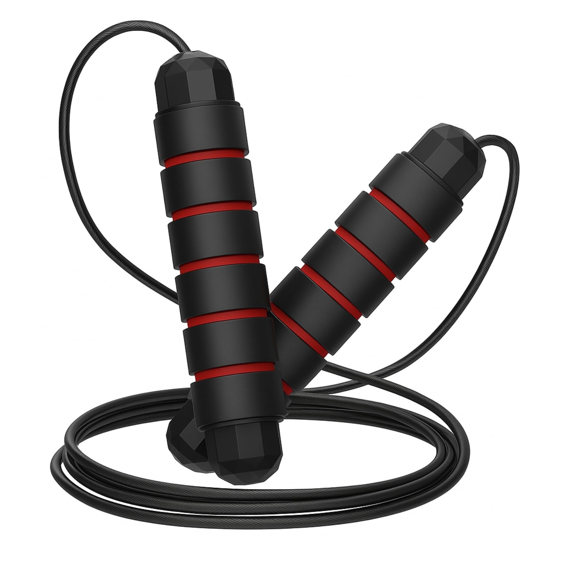 Skakanka regulowana – Speed Rope Fitness Gym skakanka – antypoślizgowe uchwyty z pianki – dla dorosłych