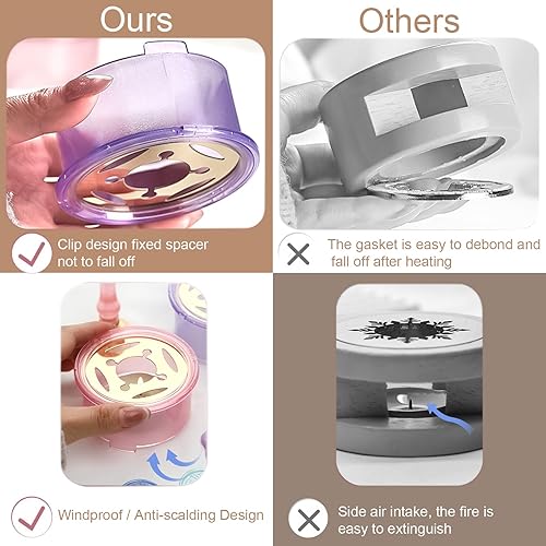 Miniatura 6 de Kit de sellos de cera con 24 cuentas de sello de cera de colores, 600 piezas, kit de sello de cera Andotopee Tree of Life con juego de calentador de