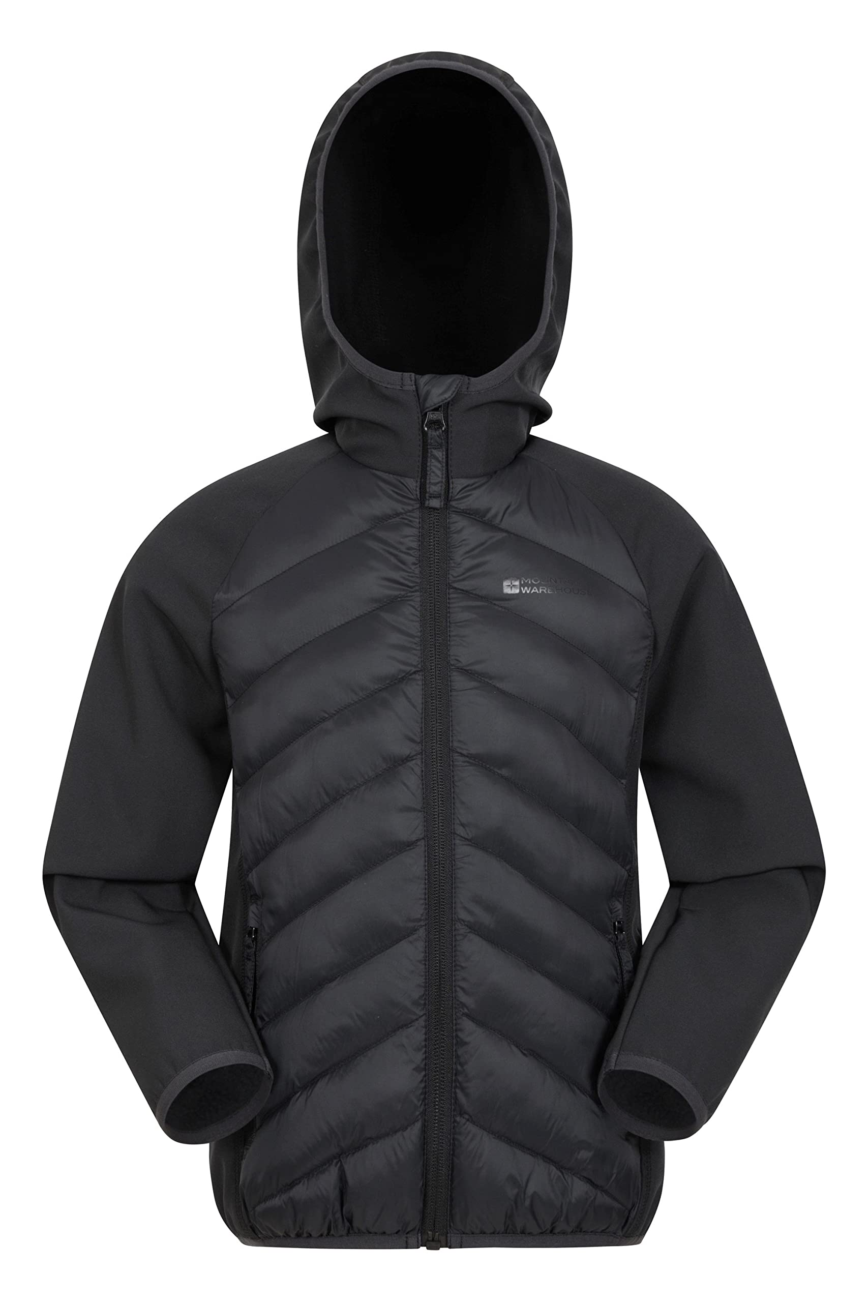 Mountain WarehouseTechy Turbine Kids Padded Jacket - Water-resistant Coat with Padded Insulation & Zipped pockets, For Boys & Girls - For Spring Summer & Outdoors