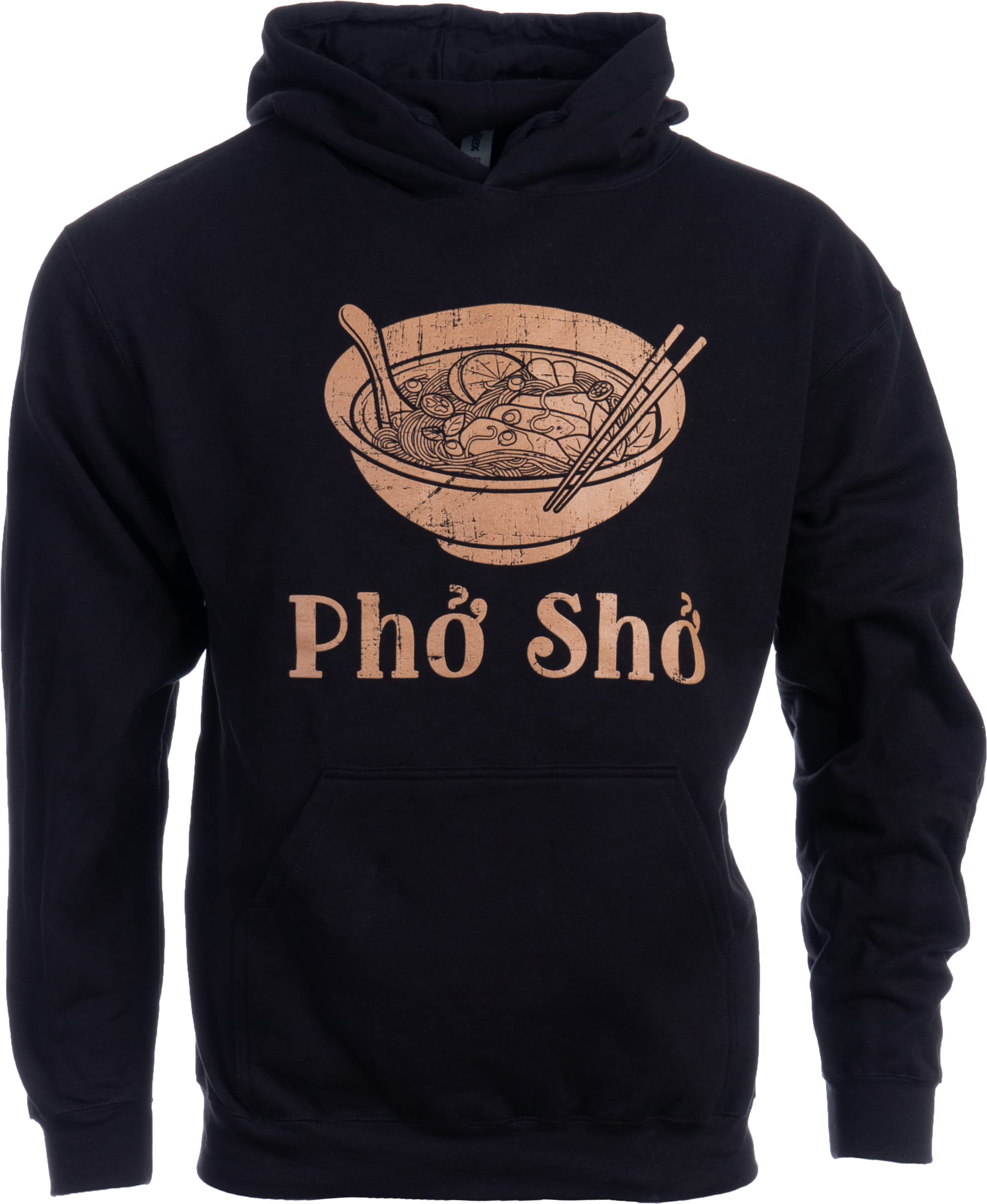 Ann Arbor T-shirt Co.Pho Sho | Funny Vietnamese Cuisine Vietnam Foodie Chef Joke Food Humor Hooded Sweatshirt Hoody - (Hoodie,L)