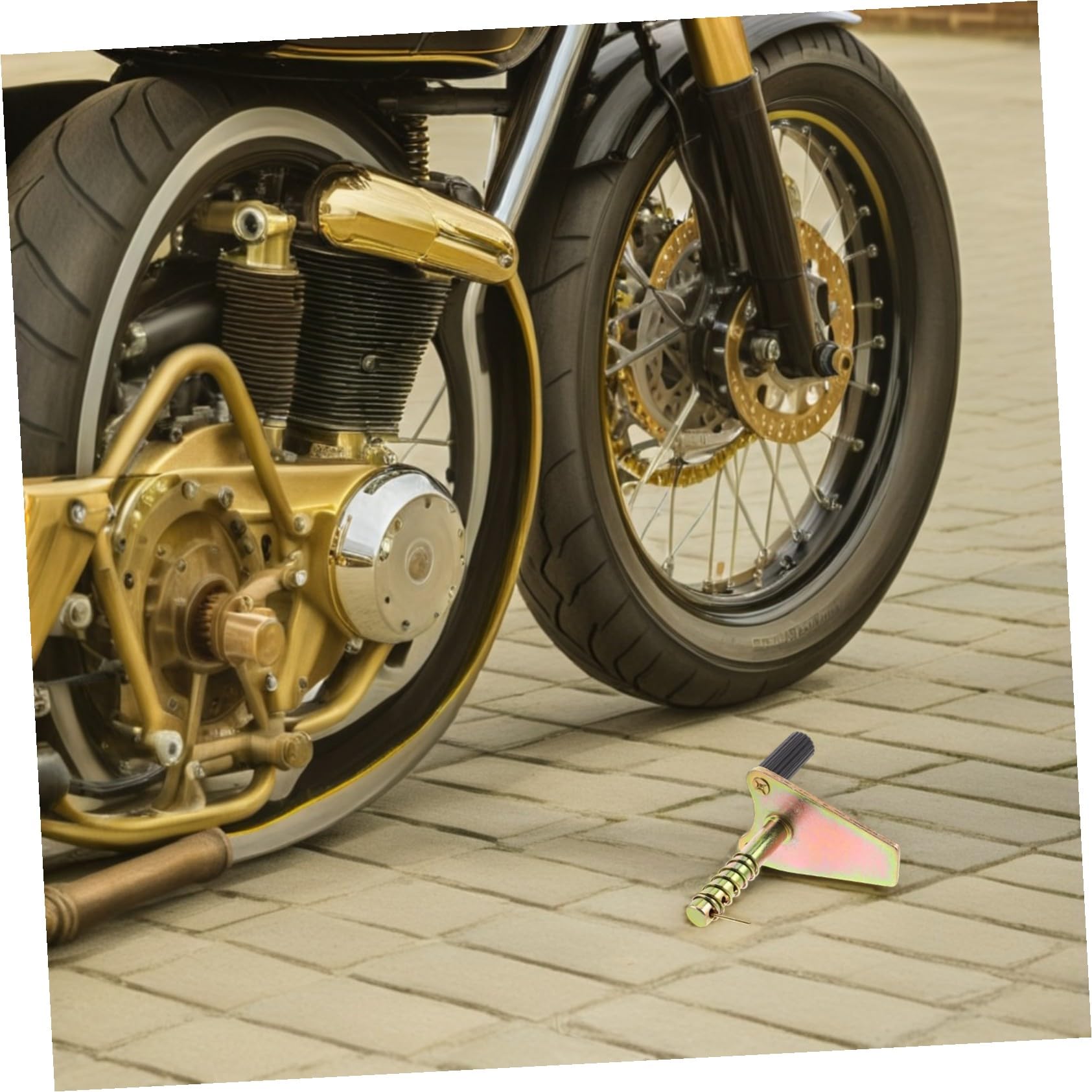 Mocowanie Stojaka Na Koło Motocyklowe Tylny Adapter Stojaka Motocyklowego Podpora Boczna Motocykla Wspornik Boczny Motocykla Mocowanie Przedniego Widelca Wytrzymały