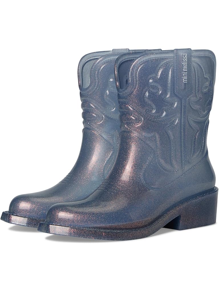 Navy Mini Melissa Texas Boots (Little Kid/Big Kid)