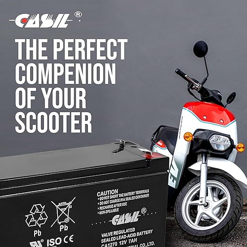 Miniatura 4 de CASIL Batería de repuesto de 12V 7AH CA1270 Security Systems 623 12V 7Ah