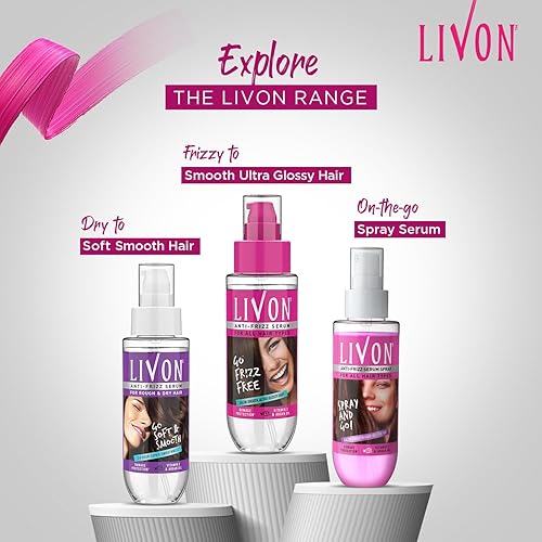 Miniatura 7 de Livon Suero capilar para cabello sin encrespamiento  Para todo tipo de cabello  Cabello liso y brillante  Con aceite de argán y vitamina E  3.38