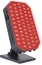 Red Light Therapy Panel for Face, Body, 660nm 850nm Near Infrared Light Device with Timer, 60 Dual Chip Clinical Grade LEDs for Skin Health, Recovery, Pain, Improve Sleep, Energy, Anti Aging