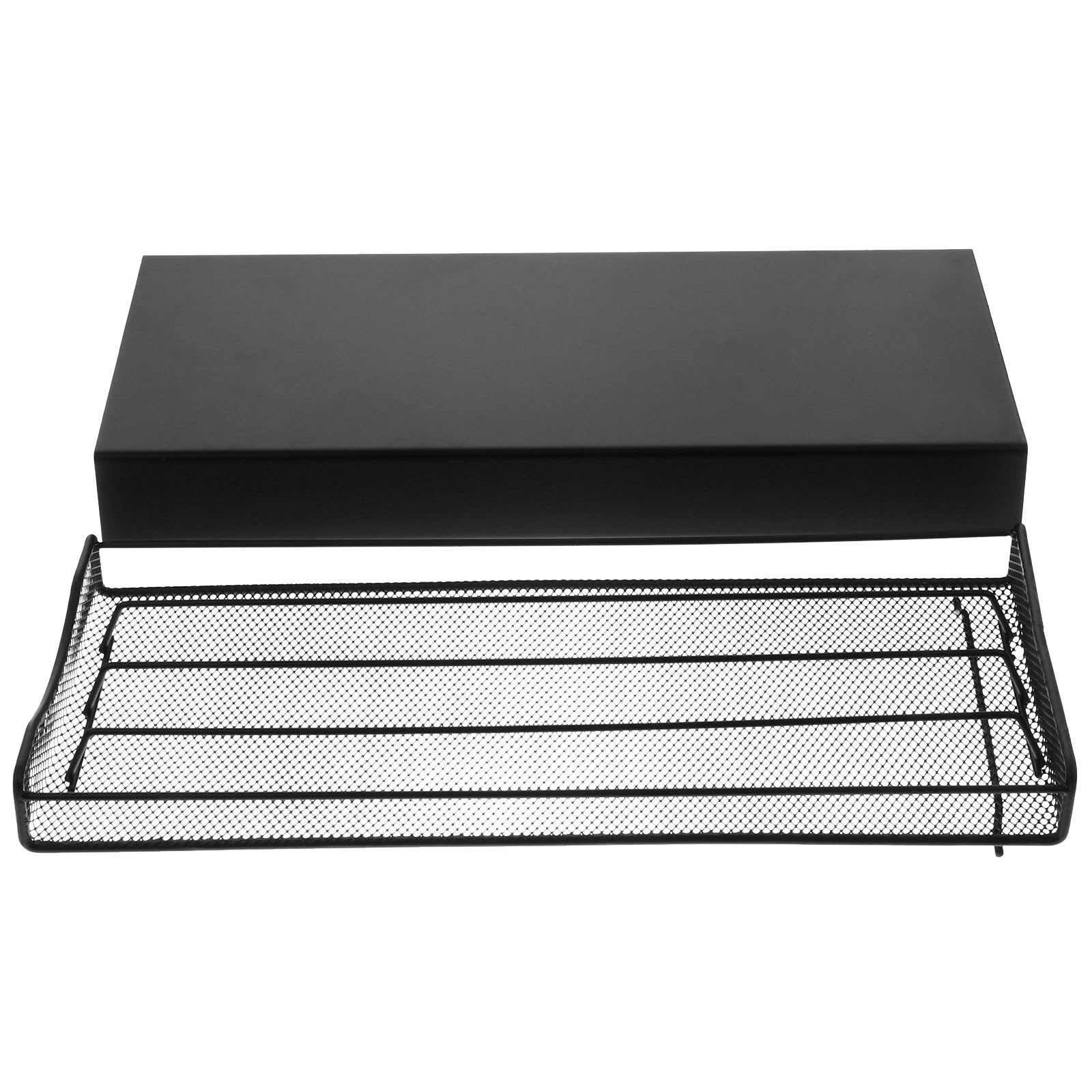 Cajón para Cápsulas de Café, Hierro y Plástico Negro