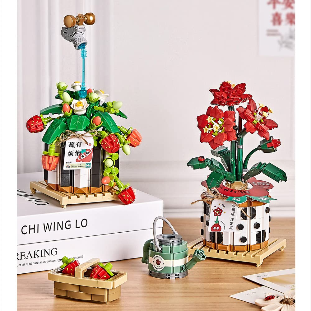 Loz Mini Blocks 1284 Strawberry Bonsai Building Blocks Set 686pcs |  Desertcart INDIA