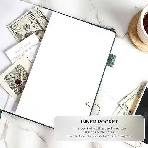 Miniatura 5 de molekaus Diario de notario, libro de notario, 7 x 9.5 pulgadas, libro de registro de notario con 236 entradas de registro, diario público notario de