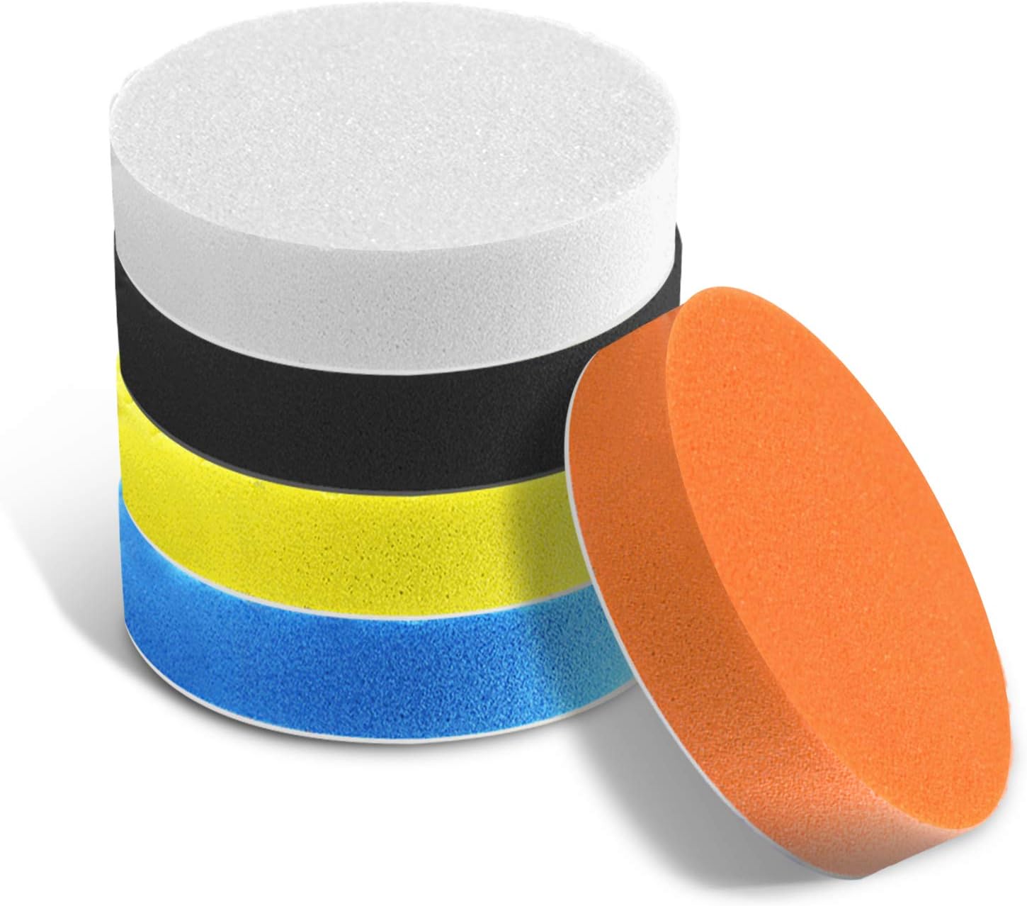 RISHNEG Polishing Pads, 5 Pack Sponge Buffing Pads