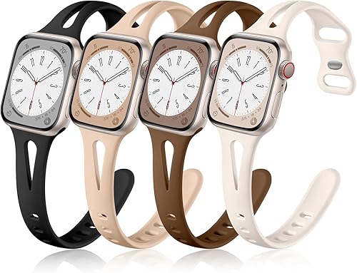 Getino Compatible con Apple Watch Band 1.57, 1.49, 1.61, 1.65 pulgadas iWatch Series 11, 10, 9, 8, 7, 6, 5, 4, 3, 2, 1 SE, para mujeres, correas