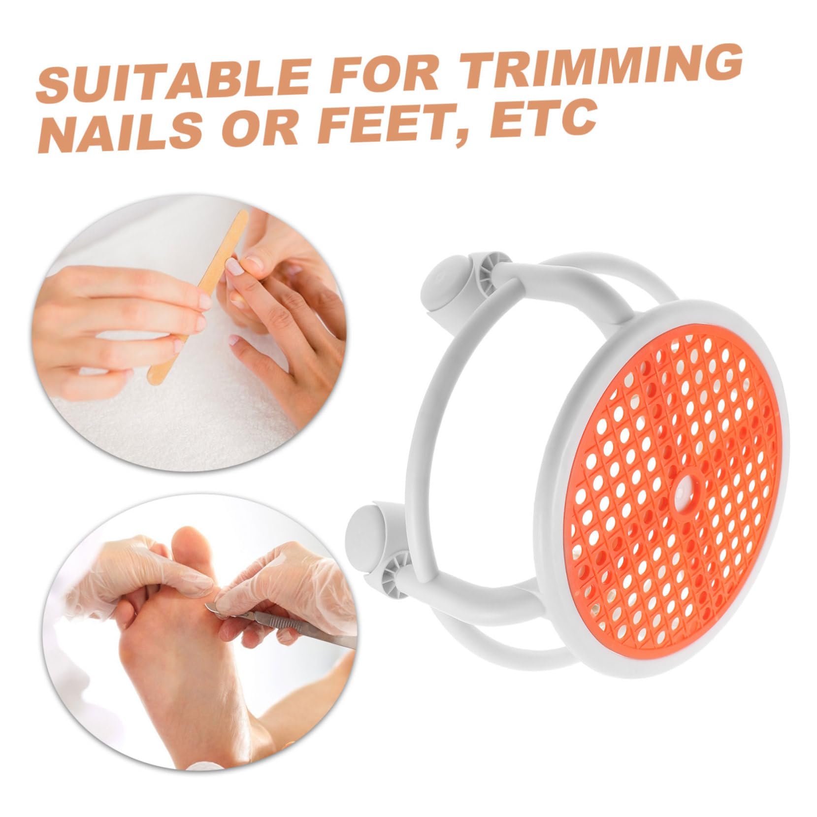 Healeved Sgabello Pedicure Basso Ruote, Sgabello Girevole in Plastico | Manicure e Riparazione Auto, Stabile e Durevole, Piccolo e Rotondo, Stile Unico e Accattivante