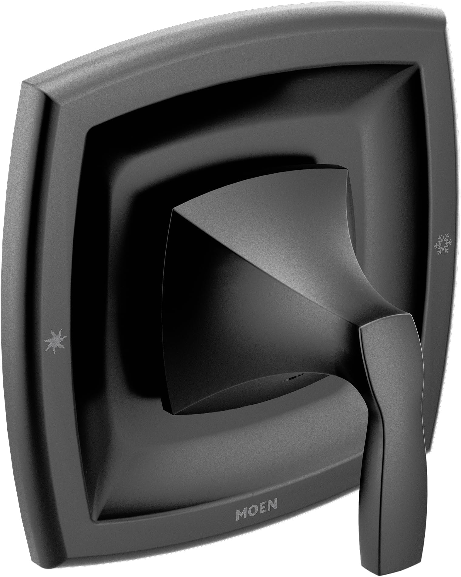 Voss Matte Black 1-Handle Moentrol Valve Trim Kit, Valve Required, T3691BL