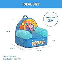 Vista 3 de Delta Children - Silla Blippi Cozee Buddy para niños, color azul