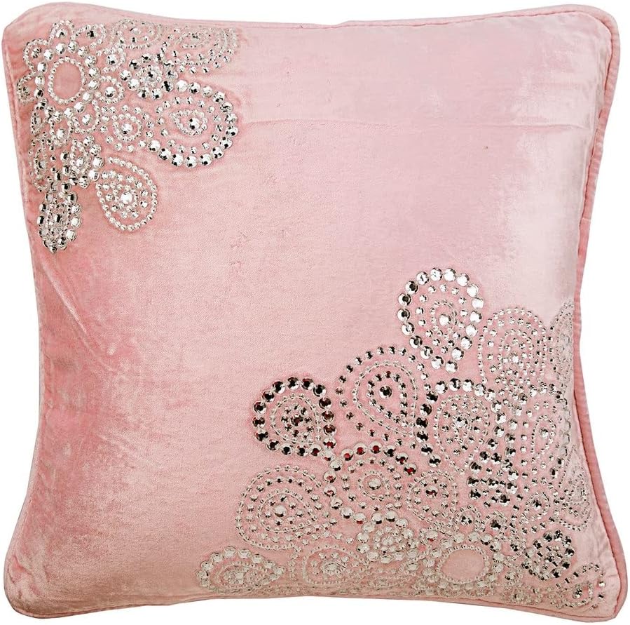 The HomeCentric Throw Pillow Covers, Decorative Pink