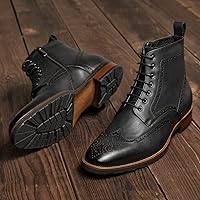 Vista 5 de Botas Oxford casuales para hombre, botas de vestir Chukka para hombre