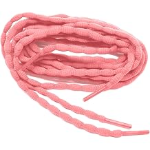 GREATLACES proATHLETICtm OVAL-Bubblestm style 6mm Sneaker Laces Shoelaces Shoestrings - 2 pair pack 54 Inch 137 cm, Light Baby Pink