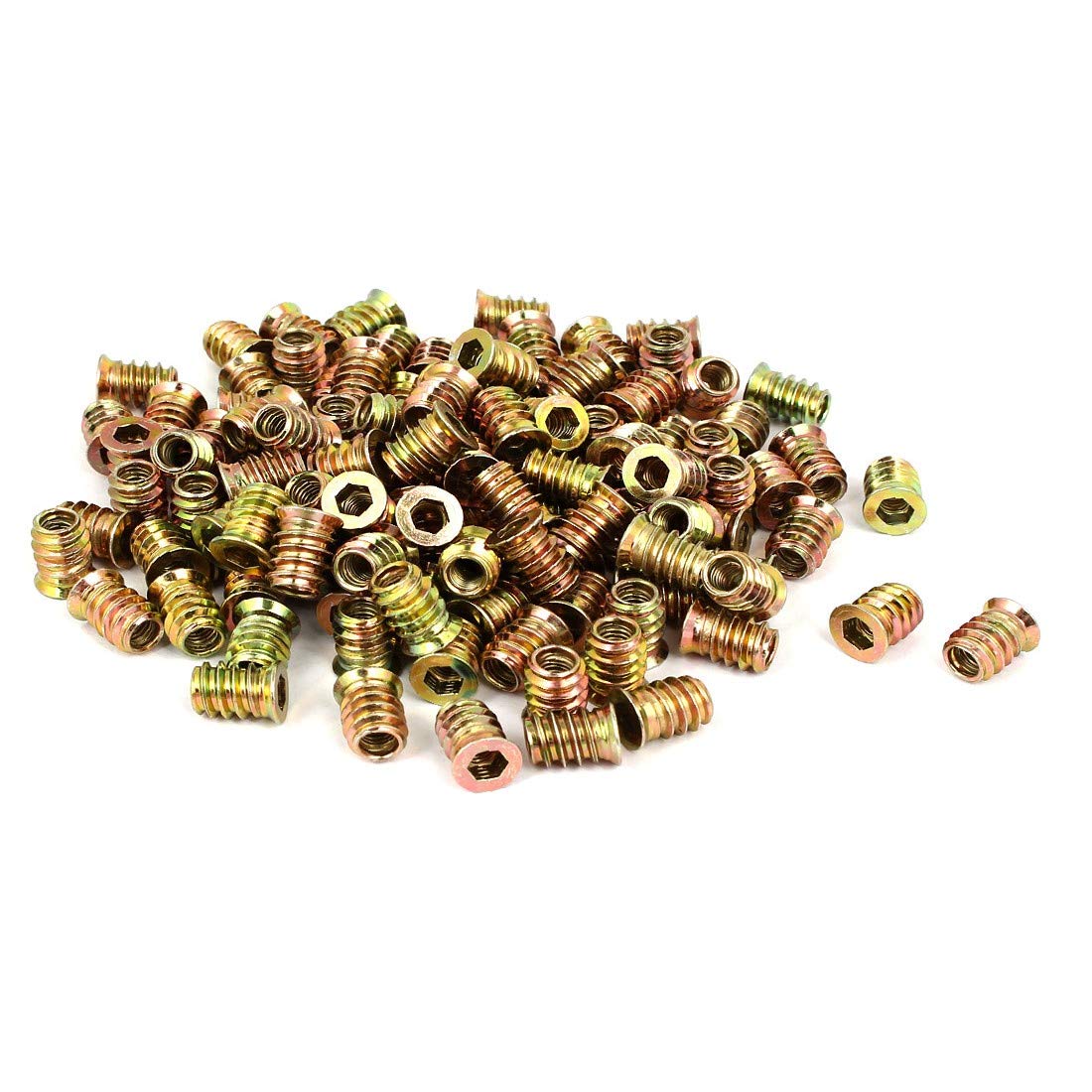 New Lon0167 6mm x Featured 15mm Wood Furniture reliable efficacy Insert Interface Carbon Steel Hex Socket E-Nut 200PCS(id:22d f6 dc 3ca)