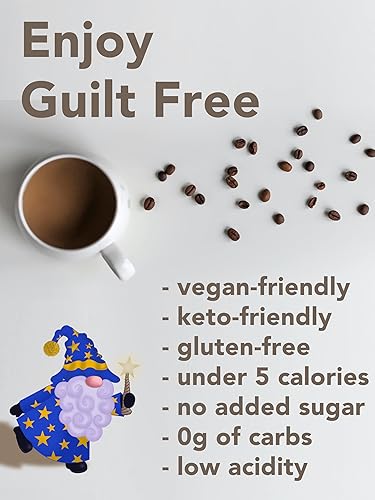 Miniatura 6 de Enchanted Brew Candy Bar Café gourmet con sabor a granos, granos de café arábica de tostado medio con infusión artesanal, bolsa de 8 onzas, molido