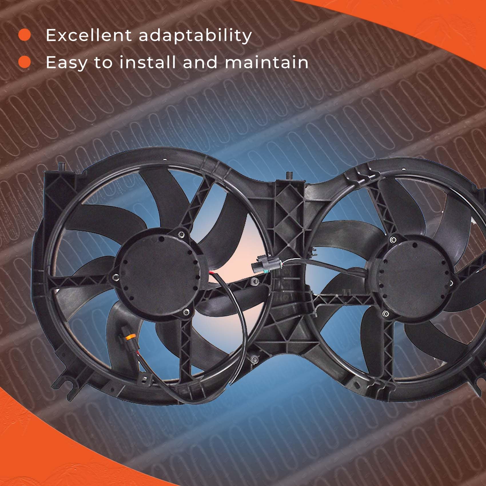 labwork Radiator AC Condenser Cooling Fan Replacement for Pathfinder 2013-2017 Infiniti QX60 NI3115149 product thumbnail 5