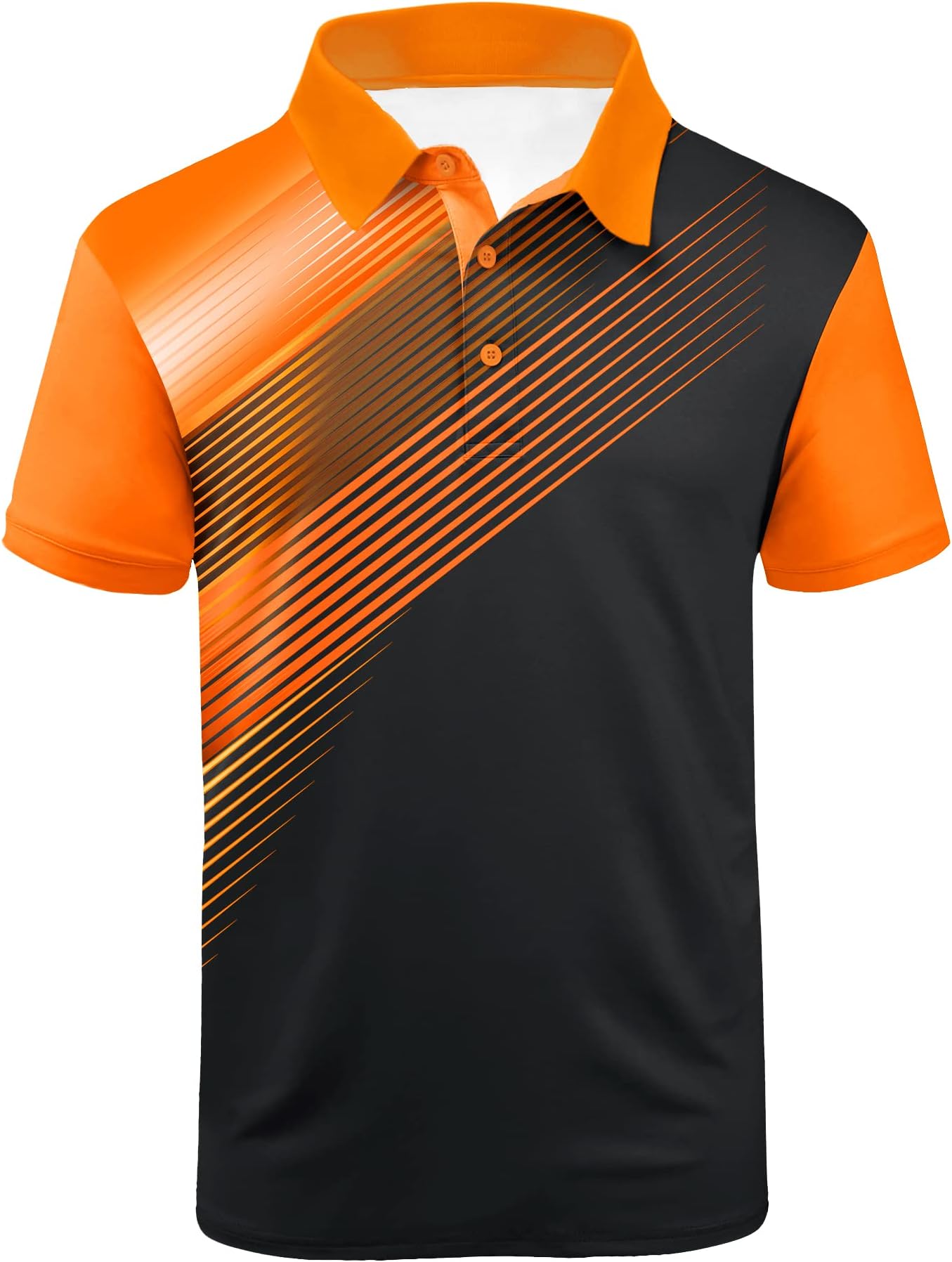 adidas golf shirt orange