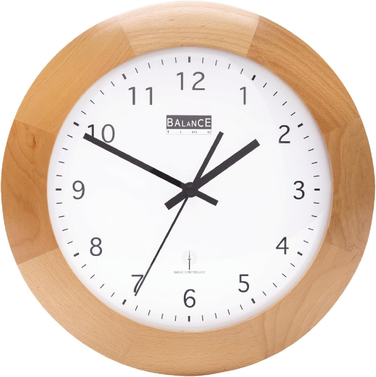 Eurosell Design Wall Clock Wall Clock, 32cm Holz Funk