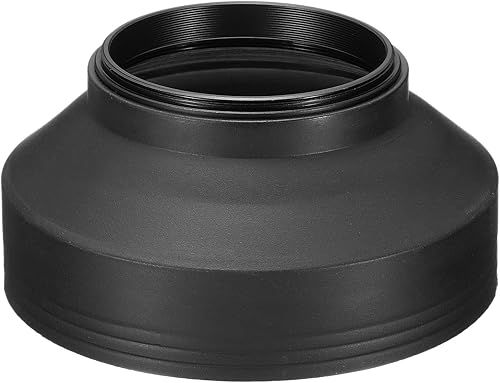 Vista 12 de PATIKIL Parasol para lente de cámara de 1.929 in, protector de lente plegable de goma, bloquea el exceso de luz solar, mejora la fotografía