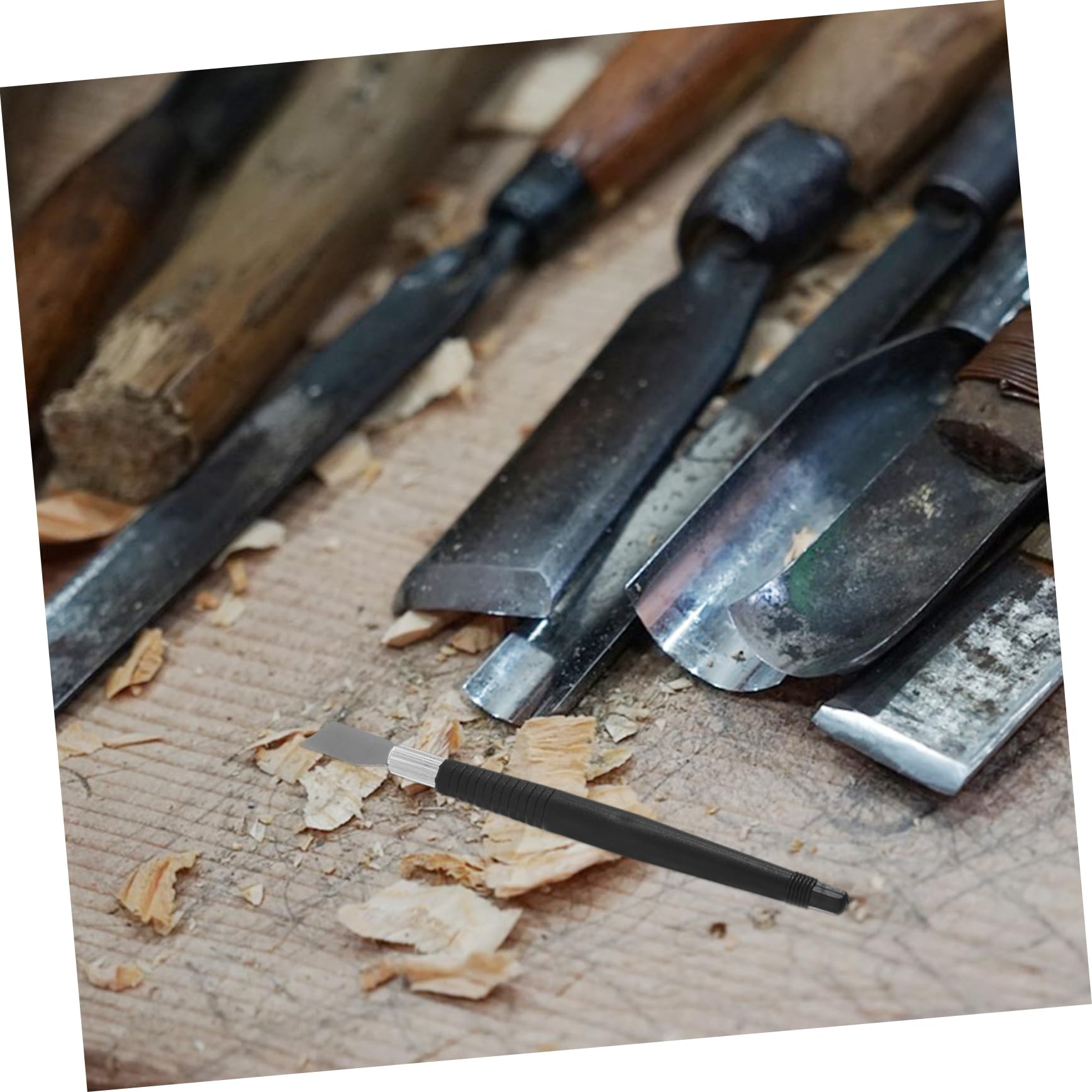 VILLCASE Set Di 3 Manici in Legno Per Intaglio Del Legno Per Artigianato in 10 Pezzi * 3