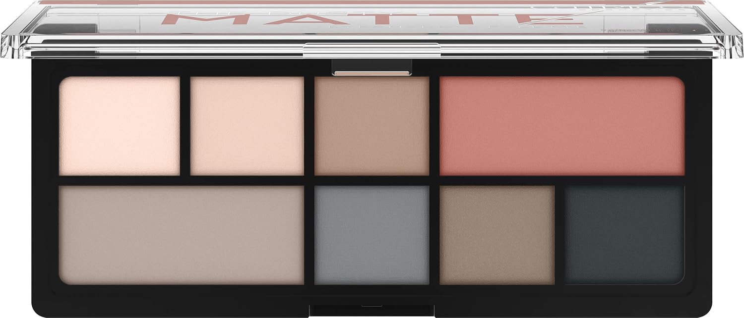 Catrice Paleta cieni do powiek Dusty Matte matowy 9g 8 Wysoce napigmentowana paleta cieni do powiek