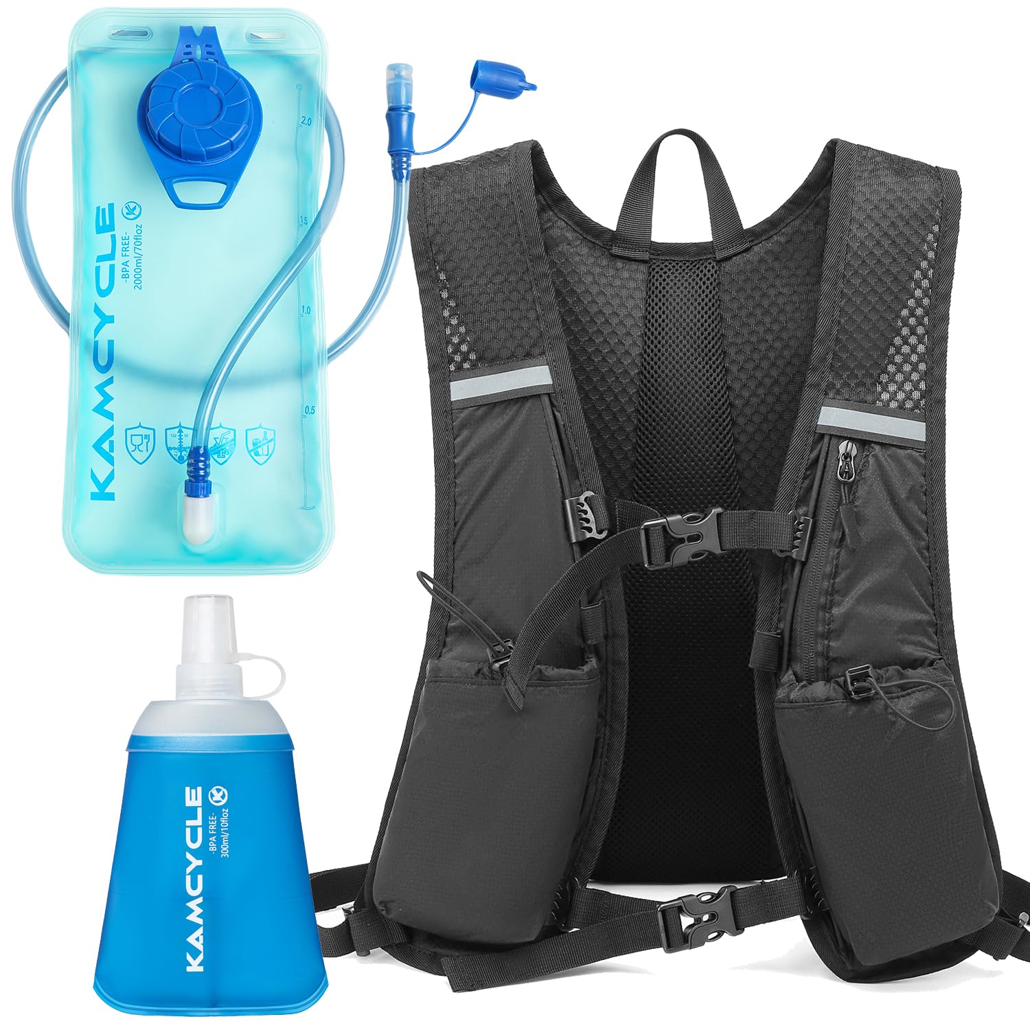 Trinkrucksack Schwarz