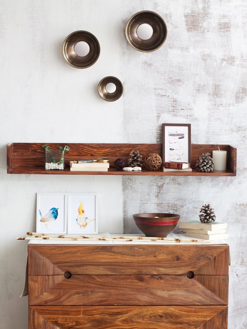 WOODENMOOD Wall Rack Amazon.in Home & Kitchen