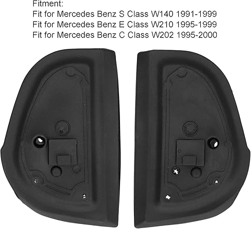 Miniatura 2 de Sellos de goma de espejo, 1 par de juntas de goma para espejo exterior izquierda derecha 2108106316 2108106416 accesorio de coche de repuesto para