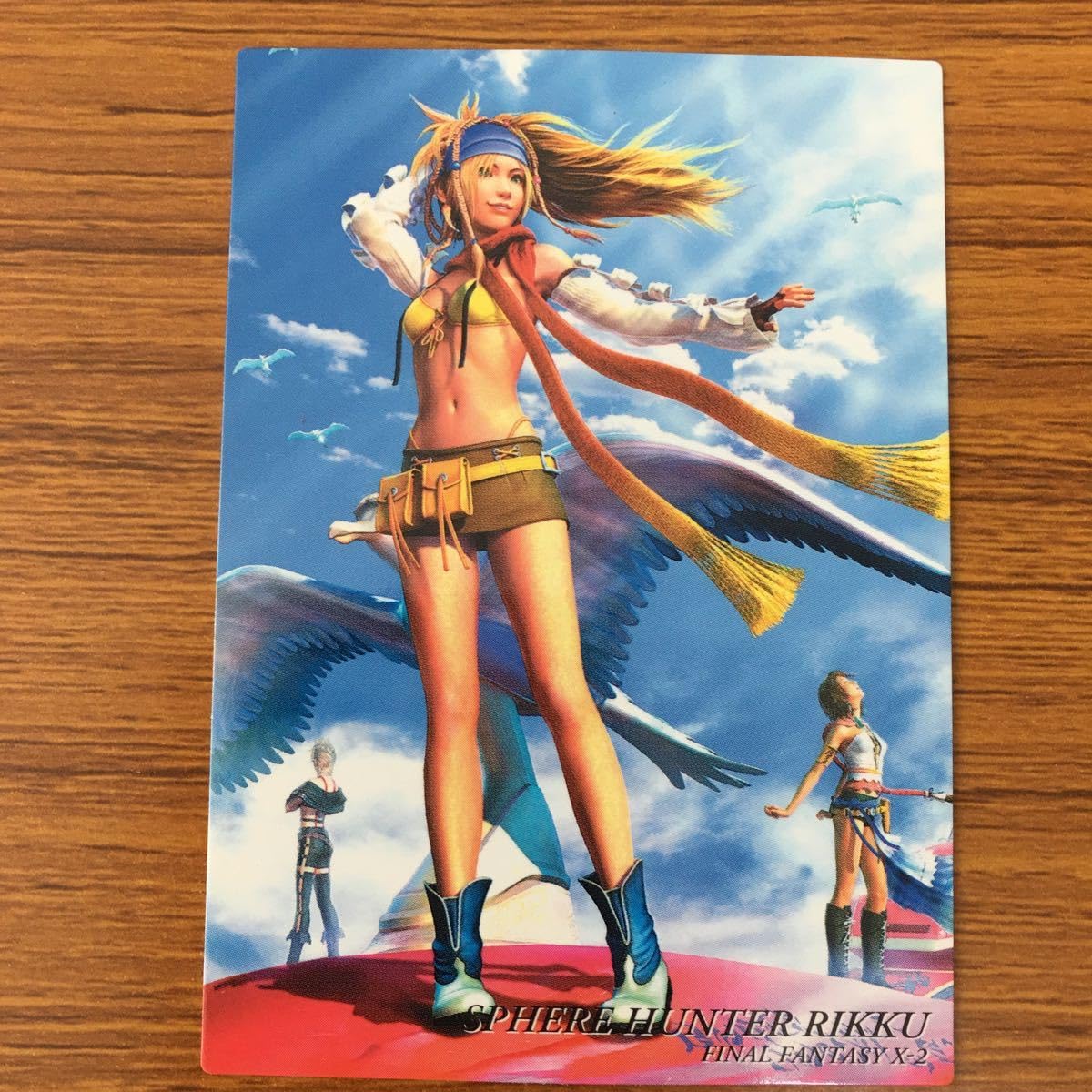 FINAL FANTASY X-2 クリアカード⑤ティーダ＆ユウナ ティーダ＆ユウナ】ファイナルファンタジーX クリアヴィジュアルカード