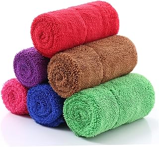 NIYANGLE Pano De Microfibra Toalha De Carro Toalha De Microfibra De Carro Toalhas Marrons Toalha De Secagem De Carro Toalhas De Secagem De Lavagem De Carro Pano De Limpeza De Microfibra