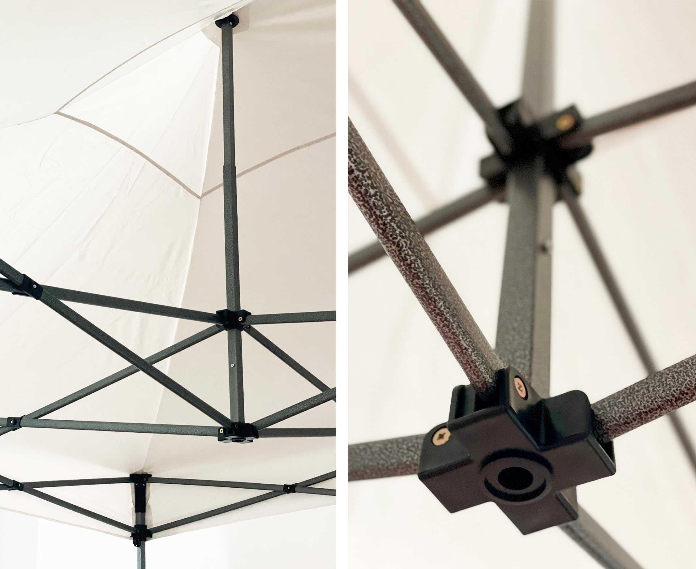 Gazebo Pieghevole Impermeabile 3x4,5 m Struttura Acciaio con Pareti Laterali