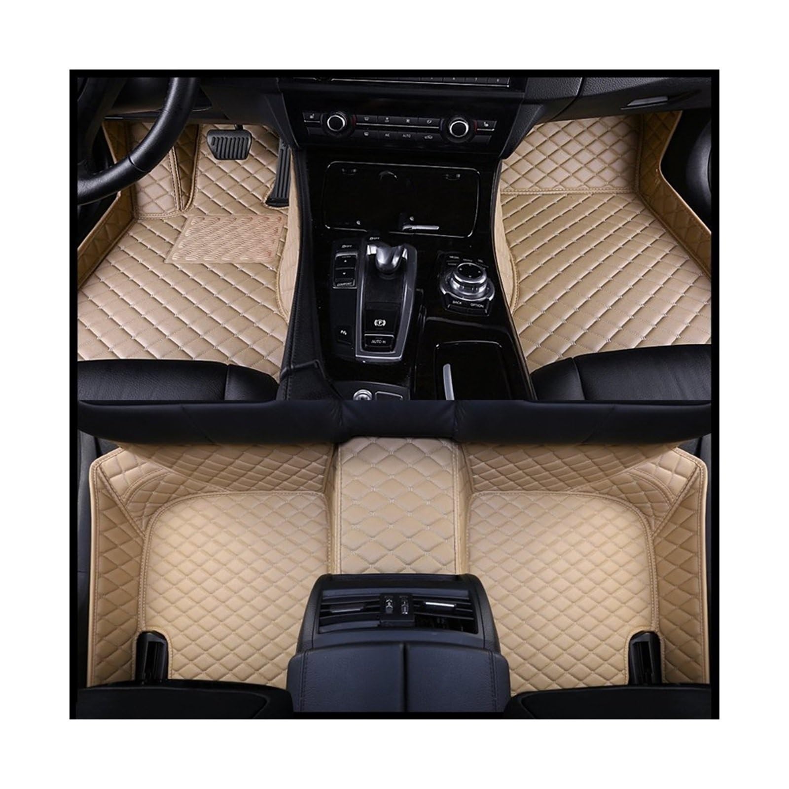 car floor mats Car Floor Mats for Jeep for Compass 2018-2022 Center Interior Accessories Carpets Rugs Foot Pads car matts(8)