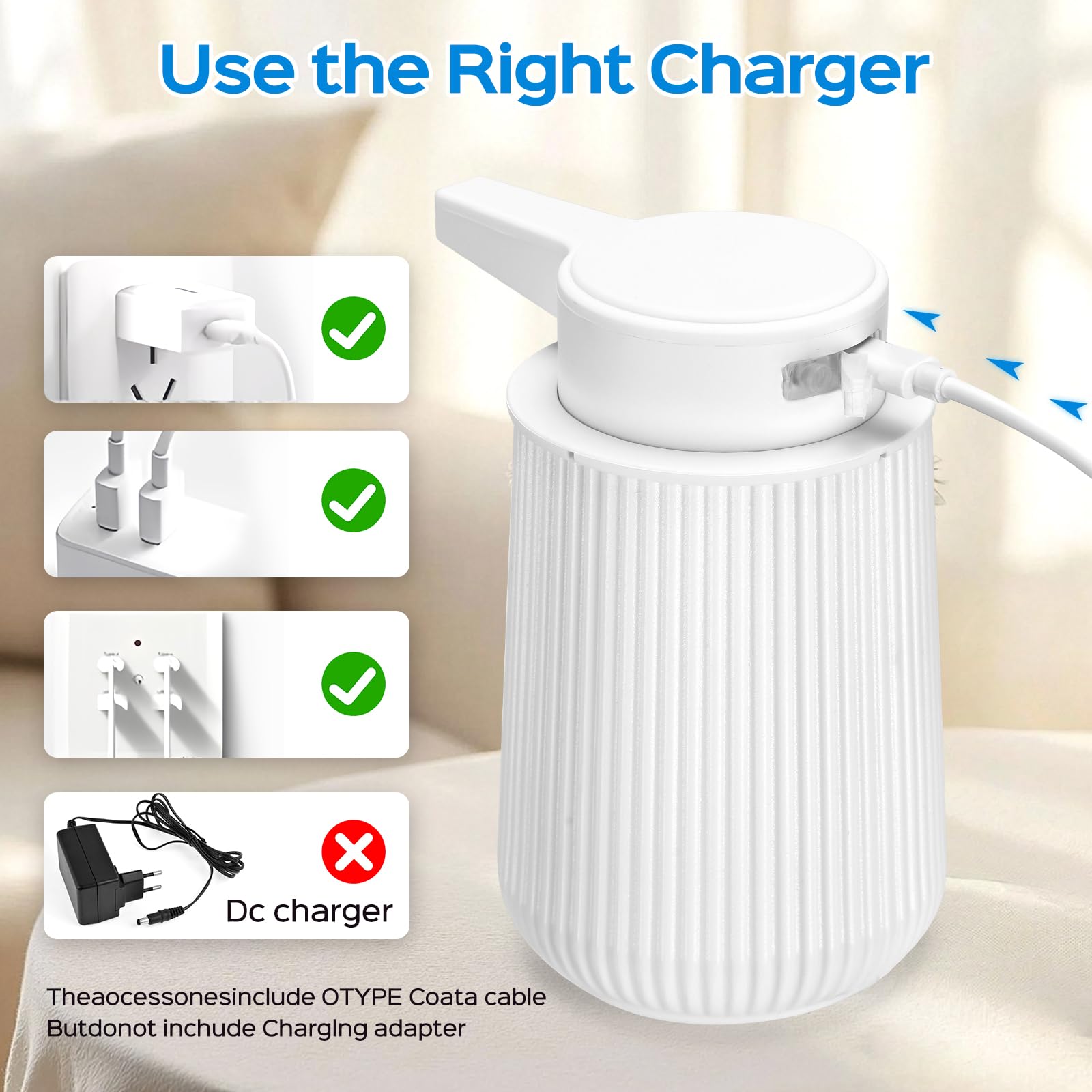 Automatische zeepdispenser, 260 ml, contactloos, elektrische Automatische zeepdispenser, 260 ml, contactloos, elektrische