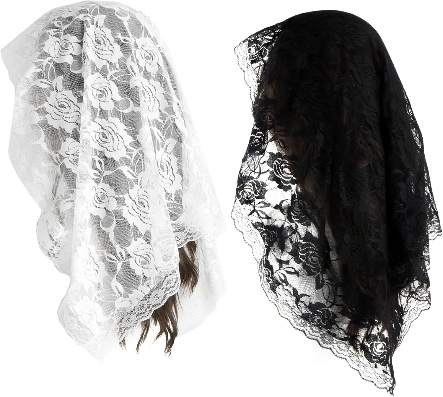 PCS Lace Veil,Mantilla Veils Catholic,Veils For Kenya Ubuy