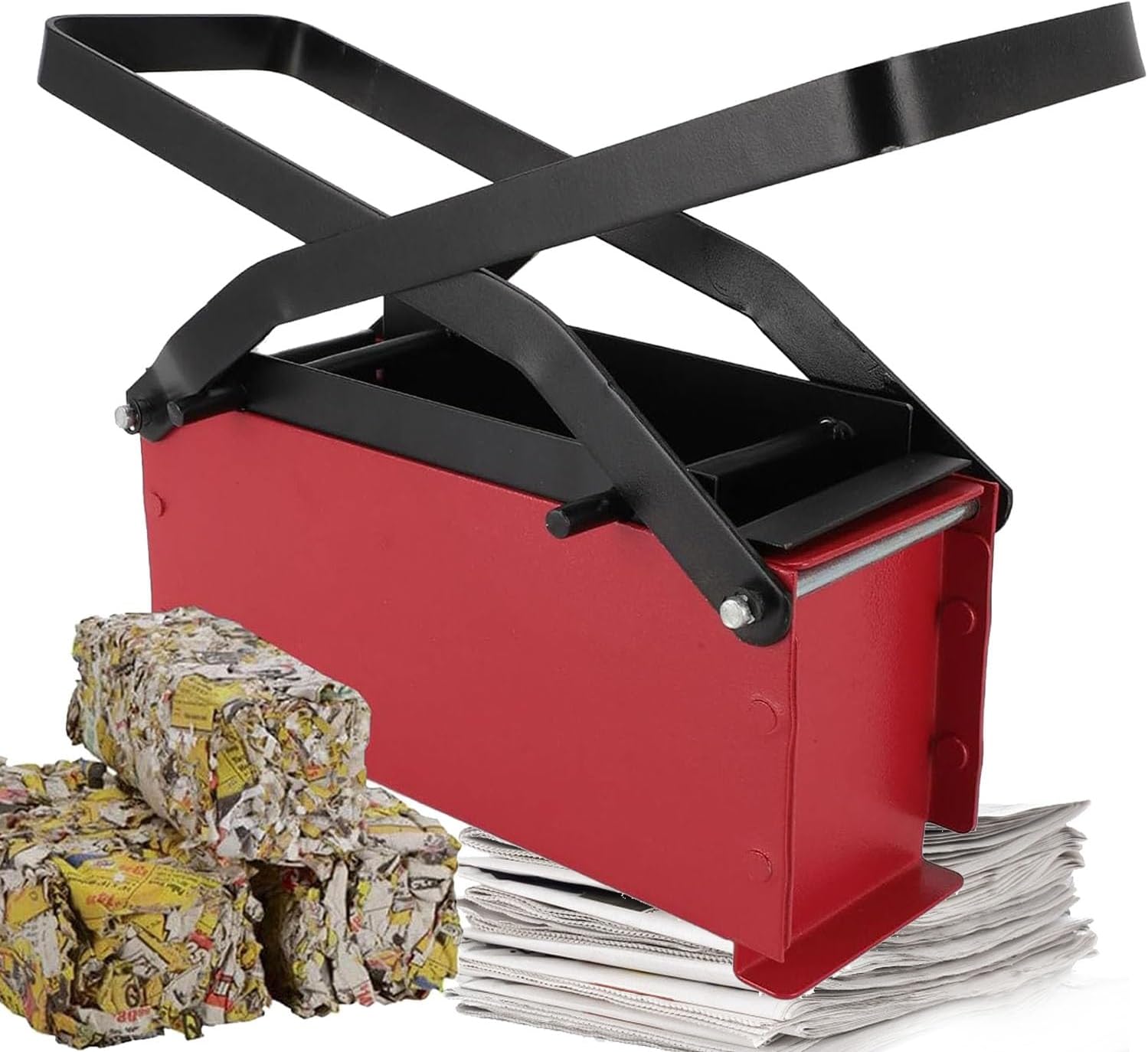 Paper Log Briquette Maker, Newspaper Briquette Maker,DIY Recycle Newspaper Briquette Maker,for Home