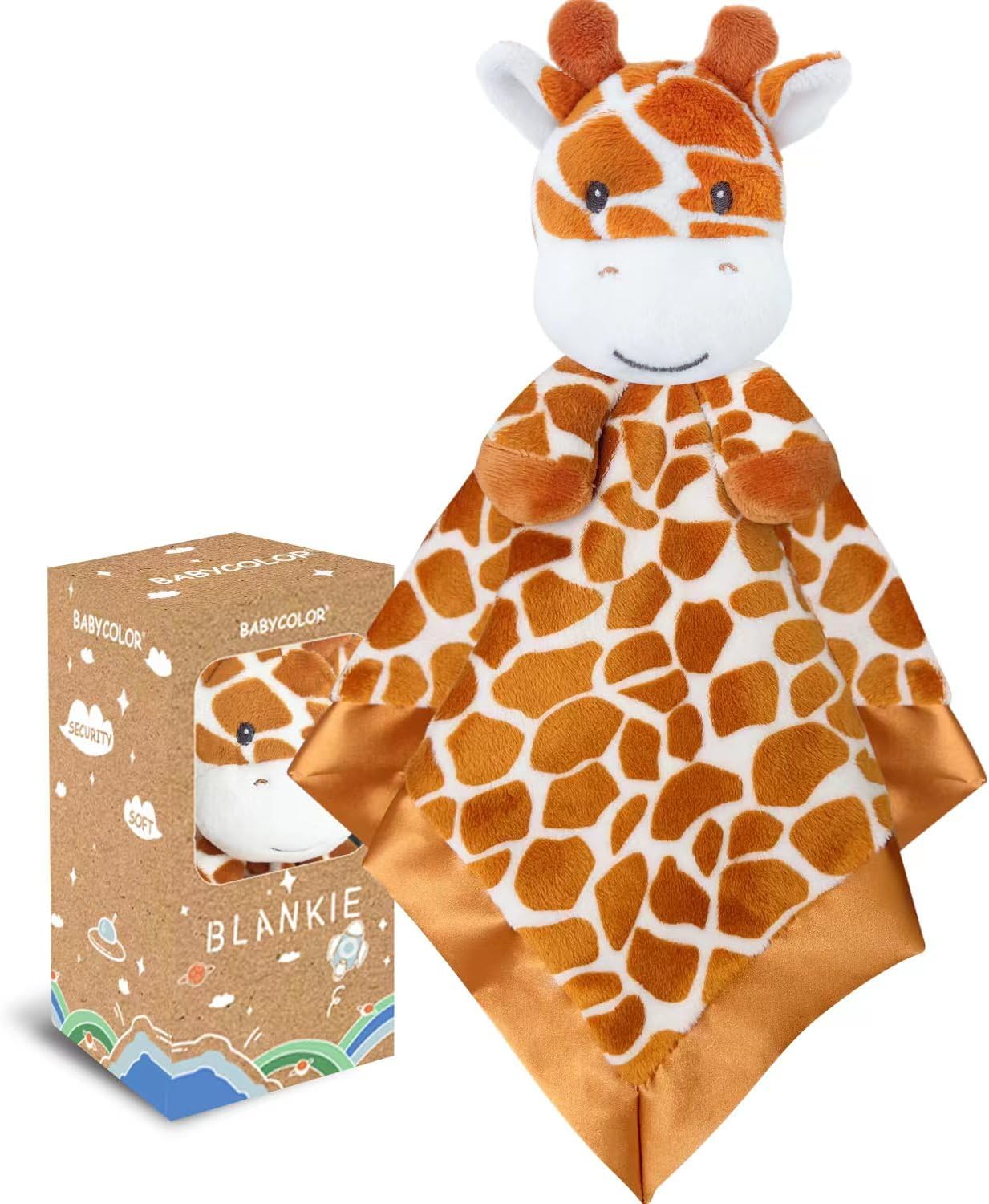 Giraffe Baby Security Blanket Lovies for Babies Boys and