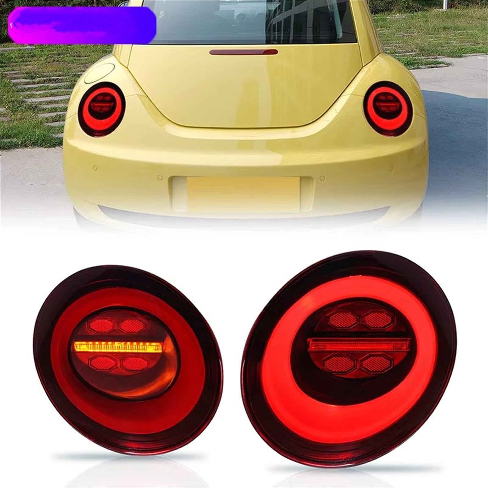Luces LED para coche VW Beetle 2006 2007 2008 2009 2010 2011 2012 Luz de freno trasera Señal de freno DRL Luz de marcha atrás Tercera luz de freno LED