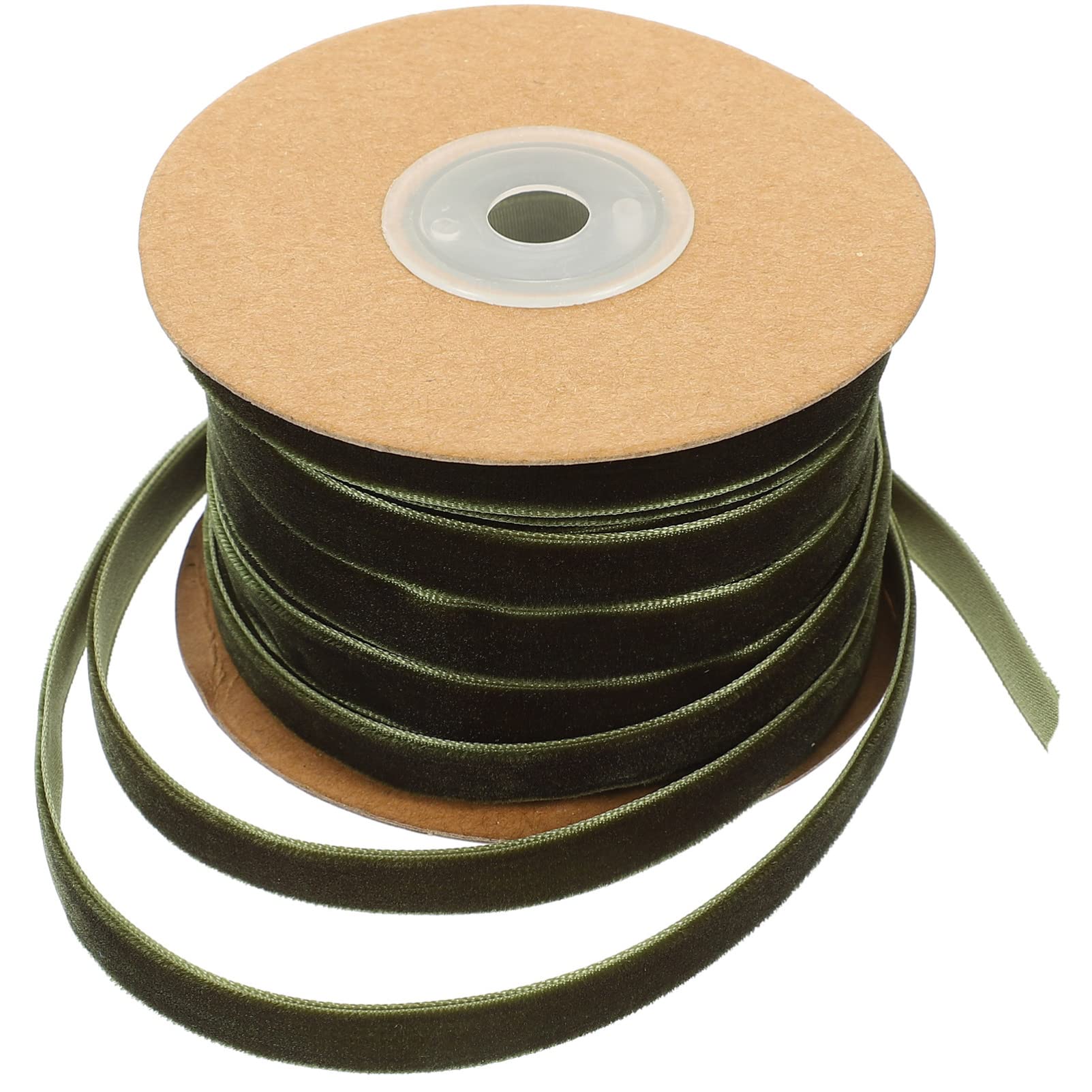 Lurrose 3rollen Grünes Samtband Geschenkverpackung Dekoband Für Zuhause Bastelprojekte Hochzeit Und Feste Yards Einseitig Langlebig Und Farbenfroh Für Dekorationen Und Schleifen