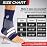 Sleeve Stars Ankle Support for Ligament Damage & Sprained Ankle, Plantar Fasciitis Support & Achilles Tendonitis Pain Relief, Ankle Brace for Women & Men w/Compression Ankle Strap (Single/Navy Blue)