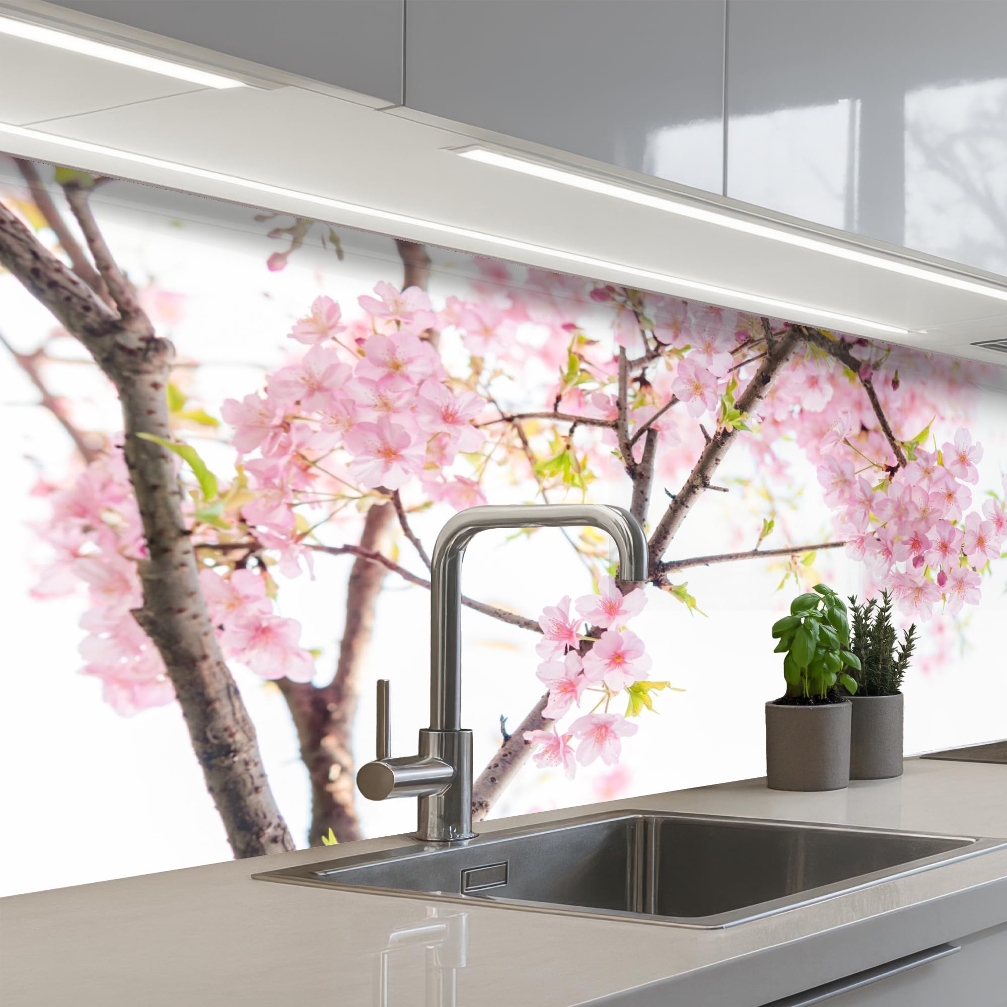KitchenYeah© Splashback for Kitchen self-Adhesive Sink Splash Splatter